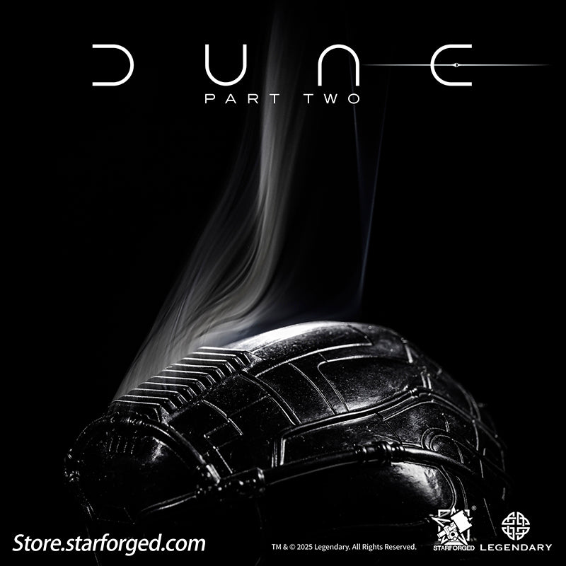 Baron Harkonnen is infamous for his ruthless cruelty and vile machinations. He amasses wealth through extortion, deceit, and betrayal, while maintaining his grip on power through torture, assassination, and slavery.
The Baron is obsessed with usurping House Corrino’s dominion, seeking to forge his own Harkonnen Empire. And on the desert planet of Arrakis, his forces plunder the planet’s precious "spice" with monstrous harvesting machines. The thunderous roar of their engines brings him limitless wealth and